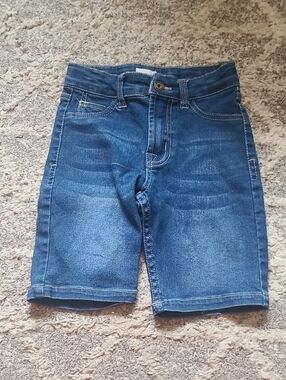 2 for $25 - Hudson Girls 5 Years Dark Blue Denim Shorts